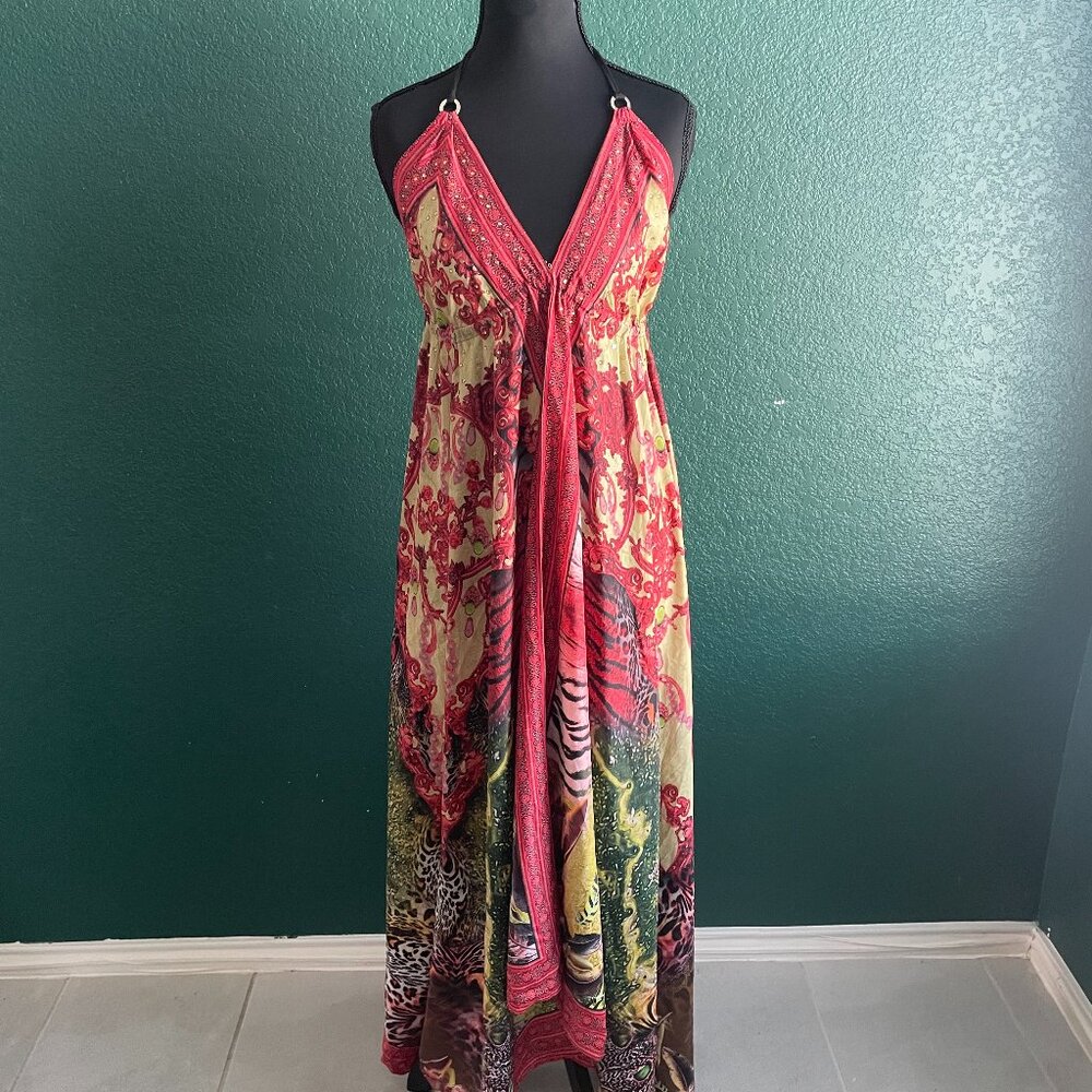 🔥 Boho Luxe Halter Maxi Dress 🔥